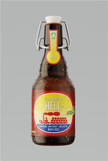 Wädi-Bräu hell Bio 20- Ha. Bügel 33 cl.   