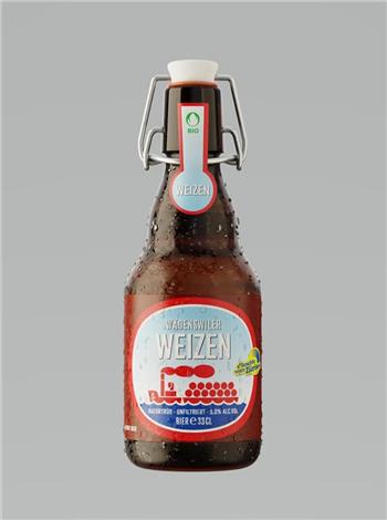 Wädi-Bräu Weizen Bio 20-Ha. Bügel 33 cl.   