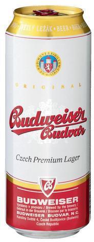 Budweiser Budvar 4x6-Dosen 50 cl. N 