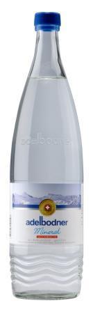 Adelbodner blau wenig Ks. Glas 100 cl.   