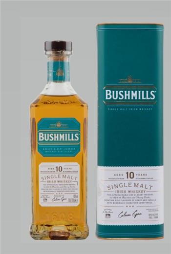 Bushmills 10y.40 %  70 cl. N 
SL7418/2498'45 Irish Whiskey