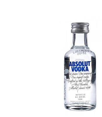 Absulut Vodka Miniatur 40 %  5 cl. N 
PR7422/0005