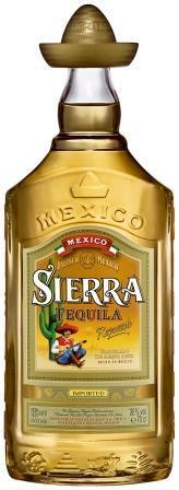 Tequila Sierra Gold Reposado 38 % 70 cl. N 
DW7450/1730