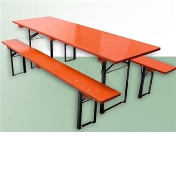 Fest-Tischgarnitur 220x60 cm. Miete