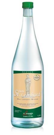 St. Leonardsquelle medium 6-Ha. Glas 100 cl. N