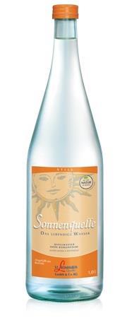 St. Leonardsquelle Sonnenquelle 6-Ha. Glas  100 cl. N 