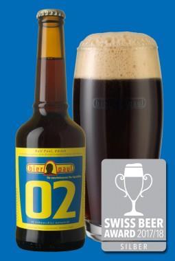 Paul Bier 02 Schwarbier trüb 20-Ha. 33 cl.   