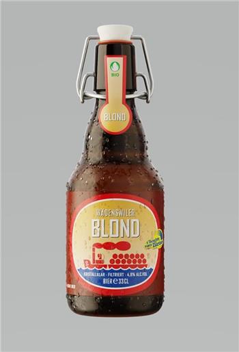 Wädi-Bräu Blond Bio 20-Ha. Bügel 33 cl.