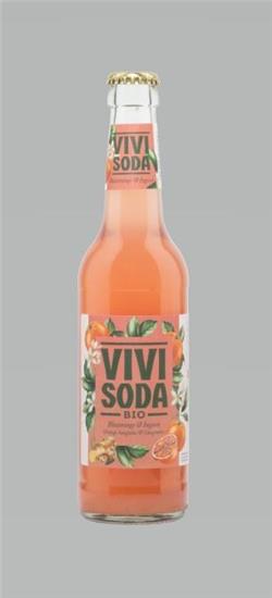 Vivi BIO Vivi Soda Blutorange & Ingwer Glas 33 cl.   