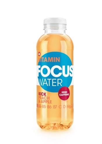 Focuswater Kick Pfirsich & Apfel  4x6-PET 50 cl.