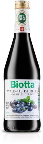 Biotta Wald-Heidelbeere 50 cl. N 
