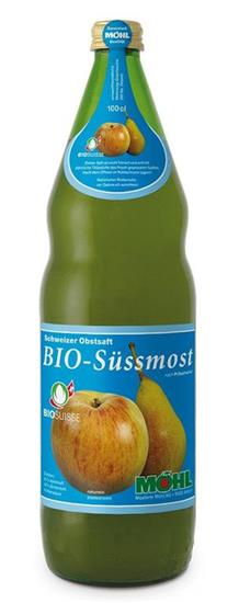 Möhl Bio Süssmost Gschwind 12-Ha. Glas 100 cl.    